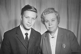 Рябинина с сыном